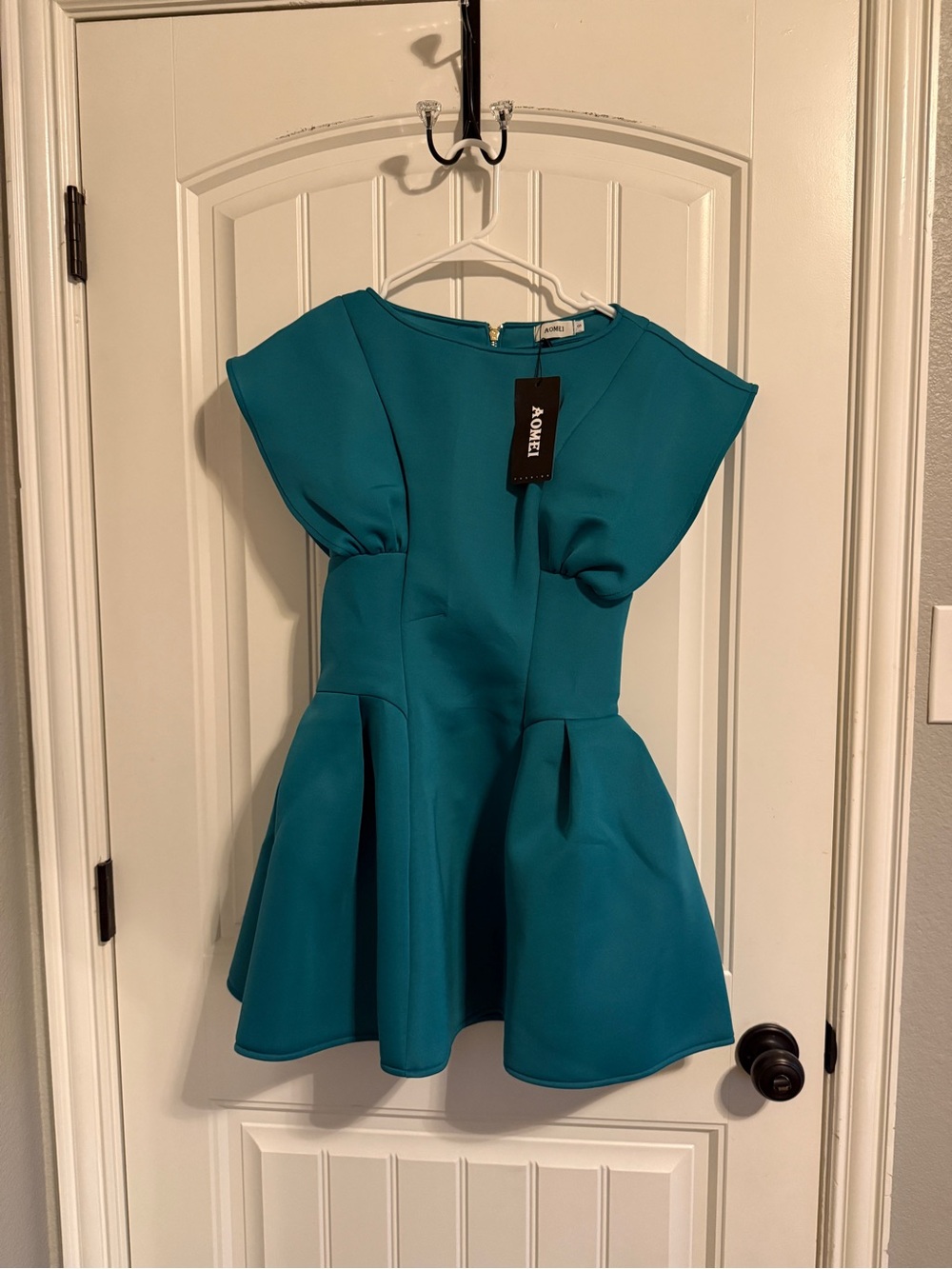 Aomei Teal women’s Fit-and-Flare Dress
